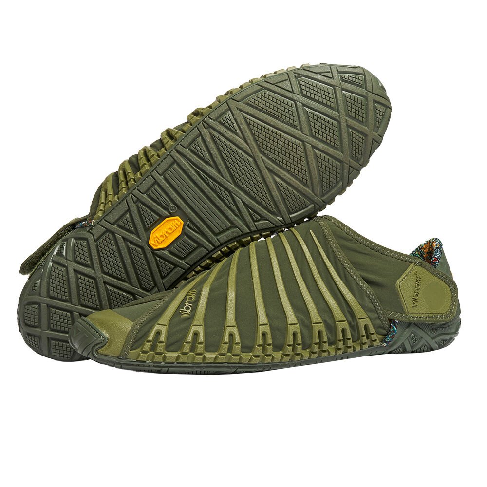 Vibram Furoshiki Mens Shoes - Olive - Low - 58623-GPWM